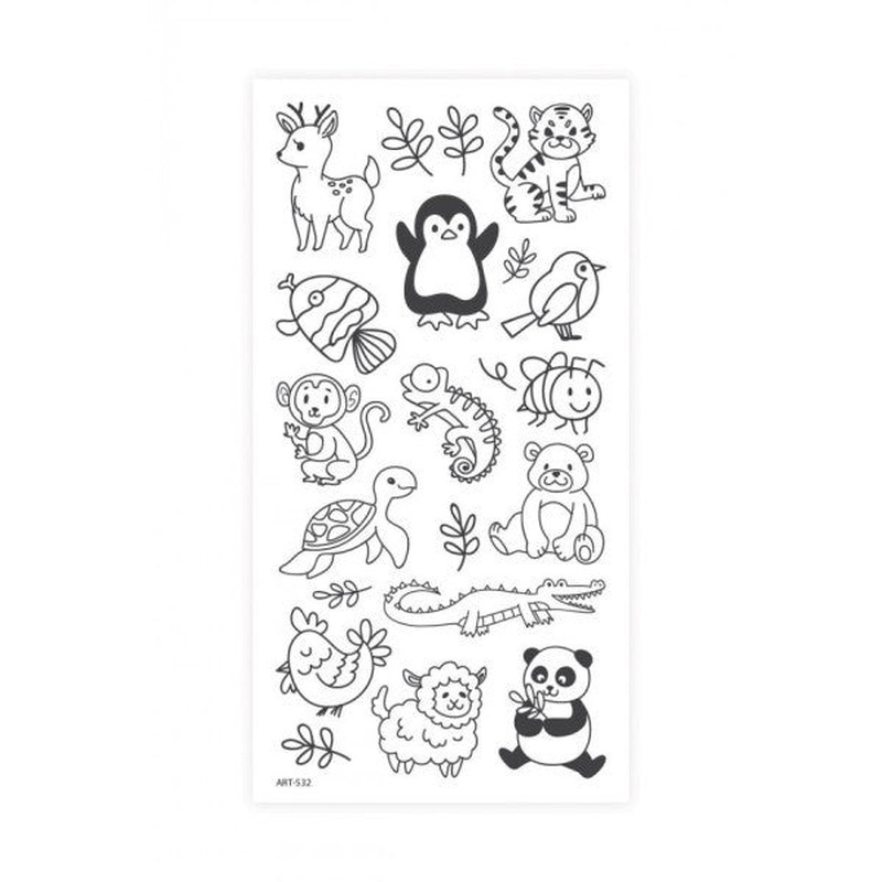 Animals -3 Temporary Tattoo,body Tattoo,arm Wrist Tattoo,neck Tattoo