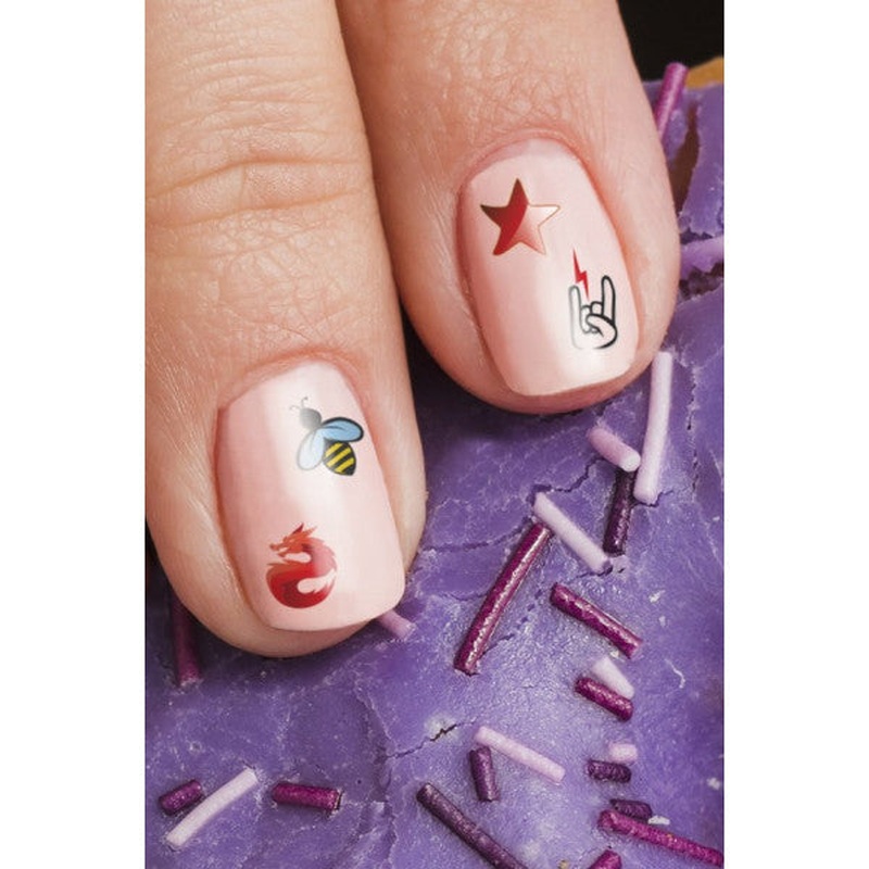 Figure- 2 Nail Tattoo, Nail Art, Nail Sticker
