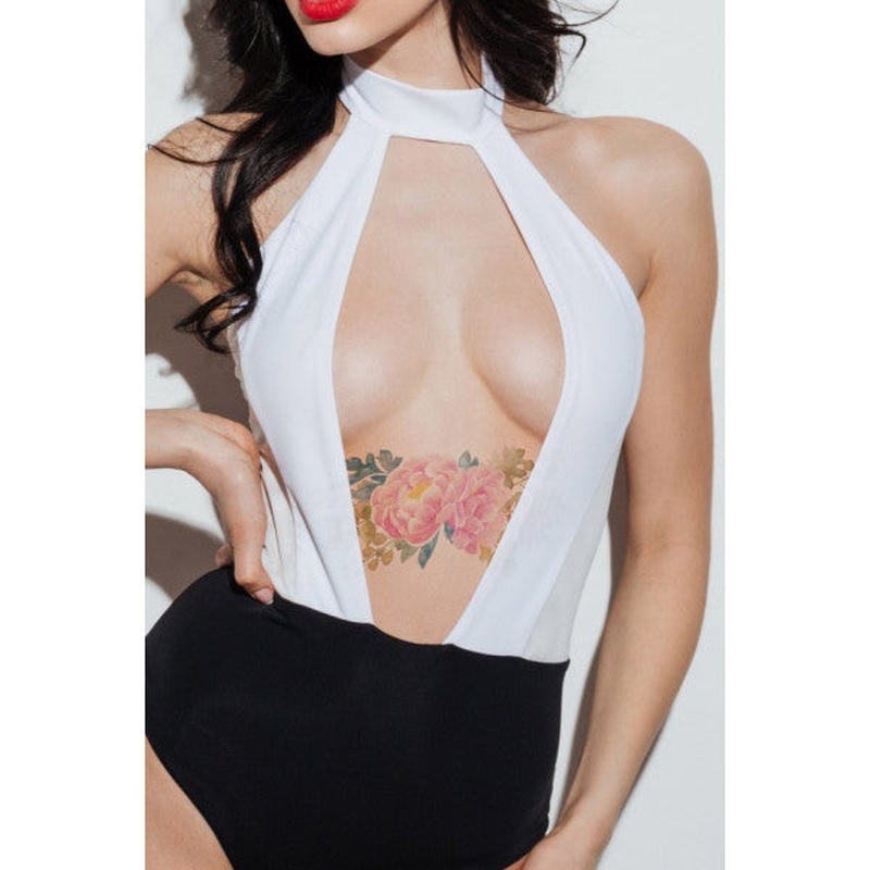 Flower - 3 Temporary Tattoo, Body Tattoo, Arm Wrist Tattoo, Neck Tattoo