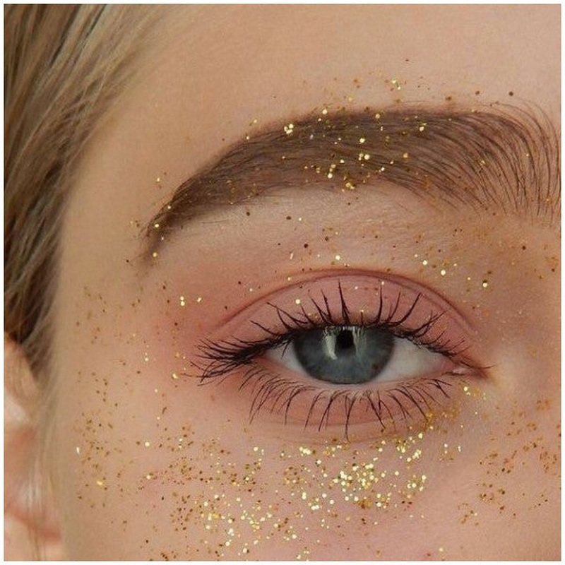 Gold Eye Glitter, Face And Body Glitter, Party Glitter Makeup Glitter 5 Ml