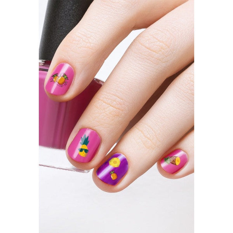 Pineapple Nail Tattoo Nail Art, Nail Sticker