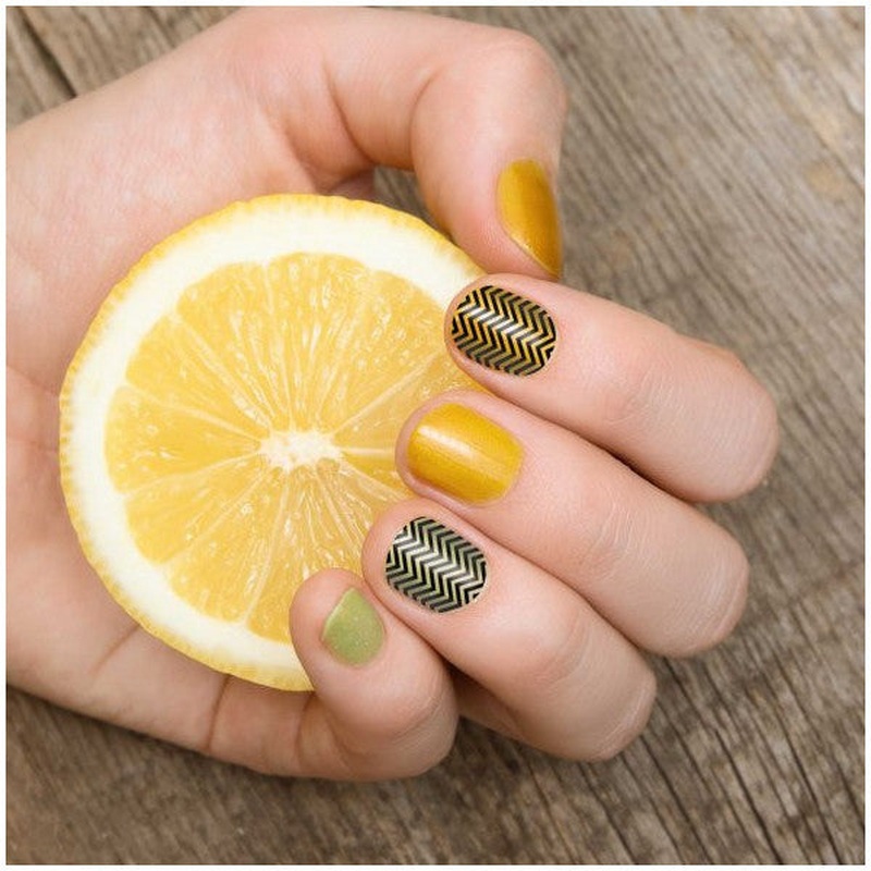 Zigzag Lines Nail Tattoo,nail Art,nail Sticker