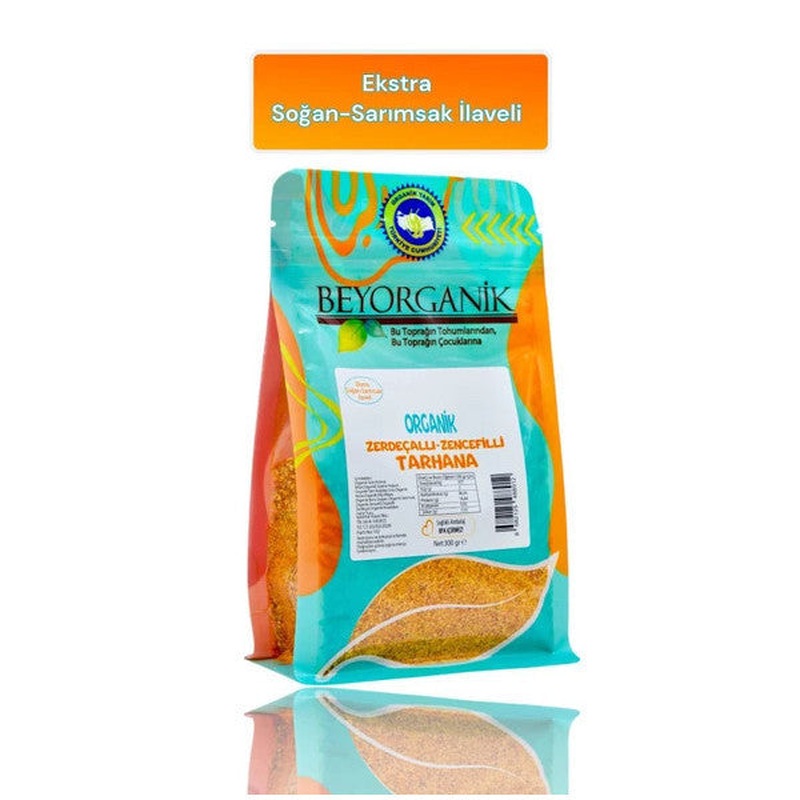Organik Turmeric-Ginger Tarhana 300Gr (Extra Onion-Garlic)