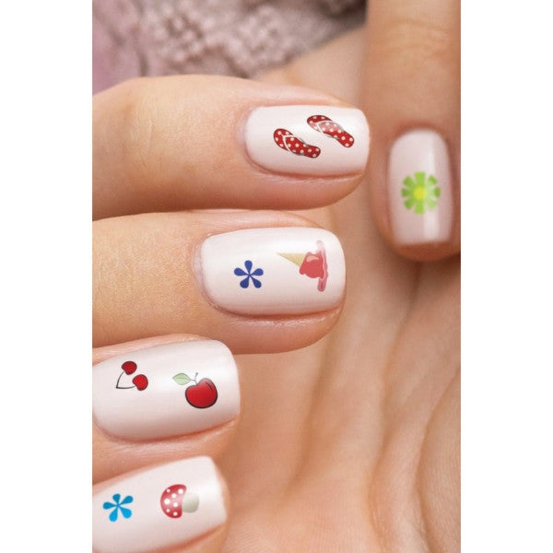 Summer -2 Nail Tattoo, Nail Art, Nail Sticker