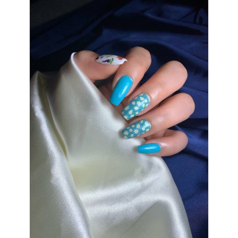 Botanical Nail Tattoo, Nail Art, Nail Sticker