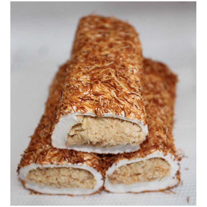 Kadayif Coated Hazelnut Paste Wrapped Turkish Delight 500 gr