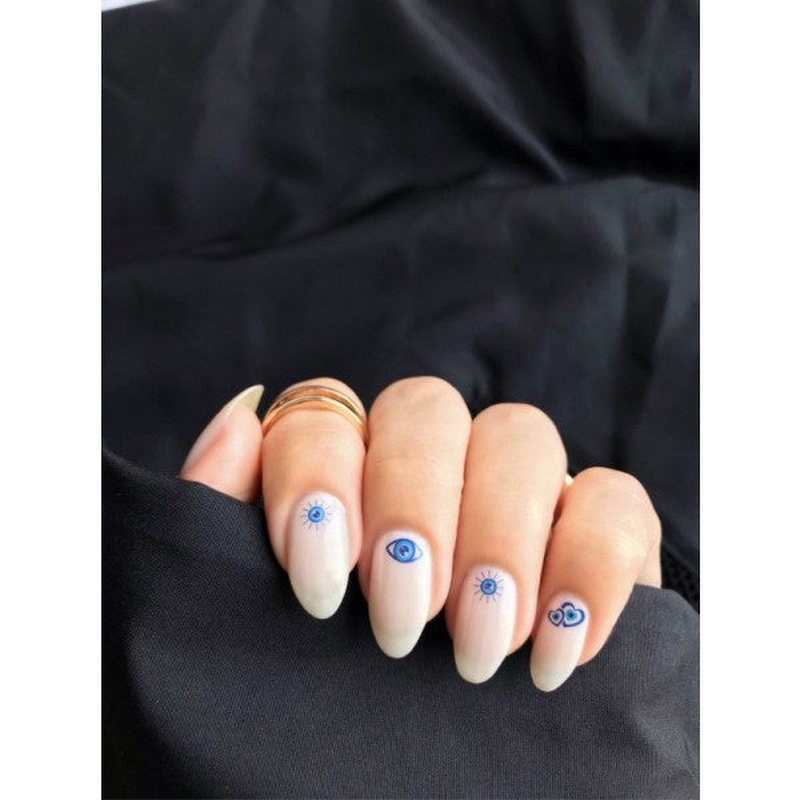 2-Eye Nail-3 Tattoo, Nail Tattoo,nail Art,nail Sticker