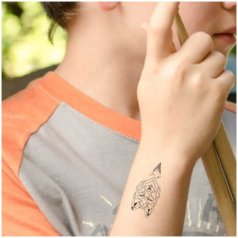 Art-115 Temporary Tattoo, Temporary Tattoo 15.5X15.5 Cm, body Tattoo, Arm Wrist Tattoo, Neck Tattoo, Back Tattoo