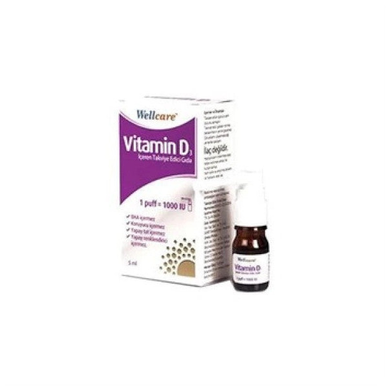 Wellcare Vitamin D3 1000 Iu 5 Ml
