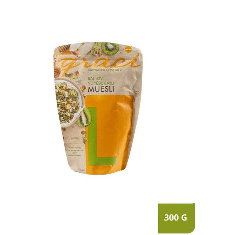 Graci Honey, Kiwi And Green Tea Breakfast Cereal 300G