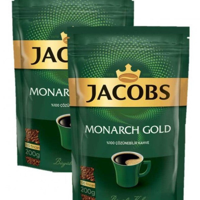 Jacobs Monarch Gold Coffee 400gr (200g x 2) Economic Package