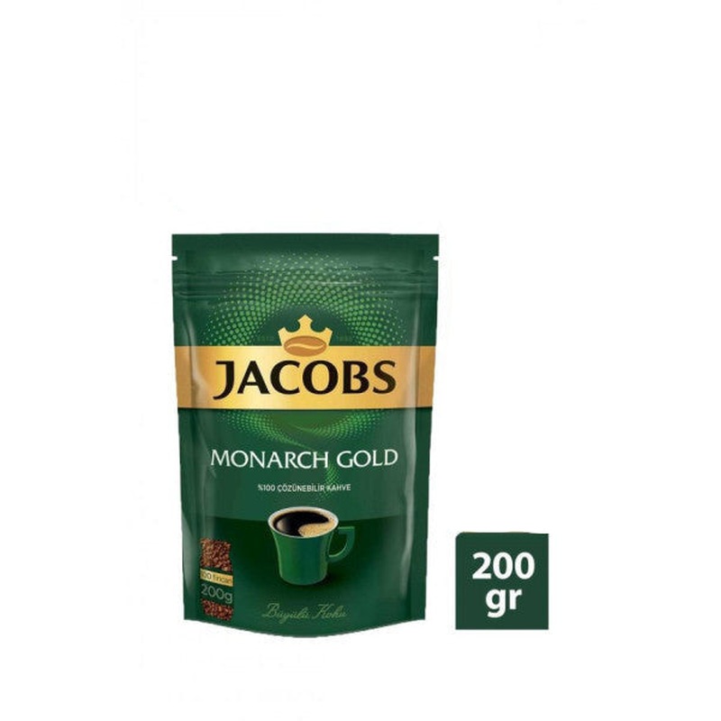 Jacobs Monarch Gold Coffee 200 gr + Clip Gift