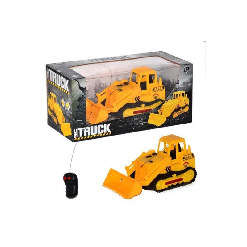 Lisinya193 Battery Powered Remote Control Forward Backward Bucket Work Machine Dozer