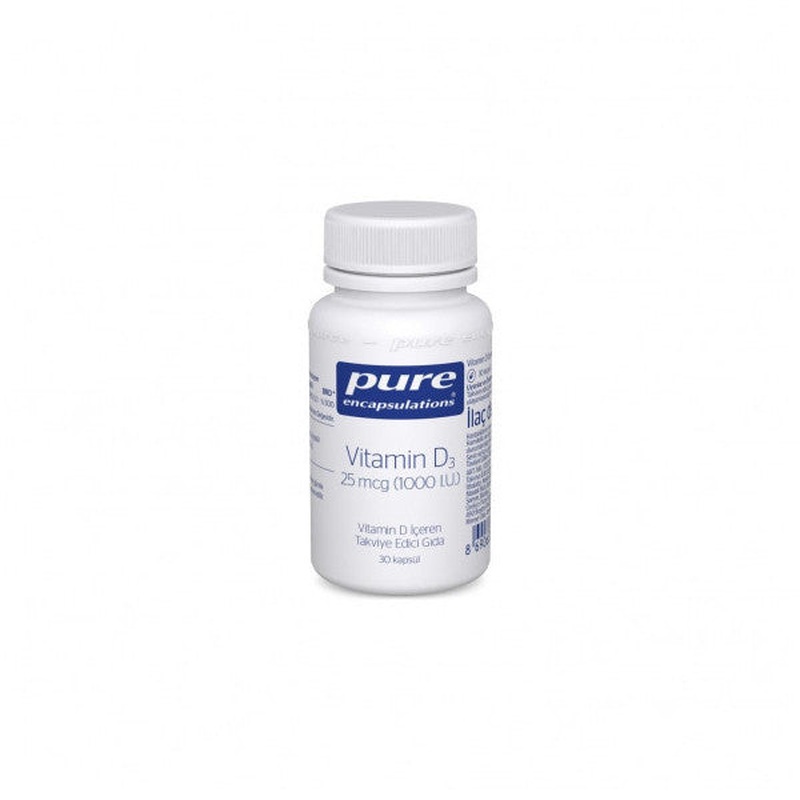 Pure Encapsulations Vitamin D3 25 Mcg 1000 Iu 30 Kapsl