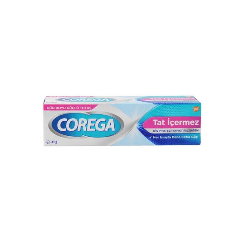 Corega Denture Adhesive Flavorless Cream 40 Gr