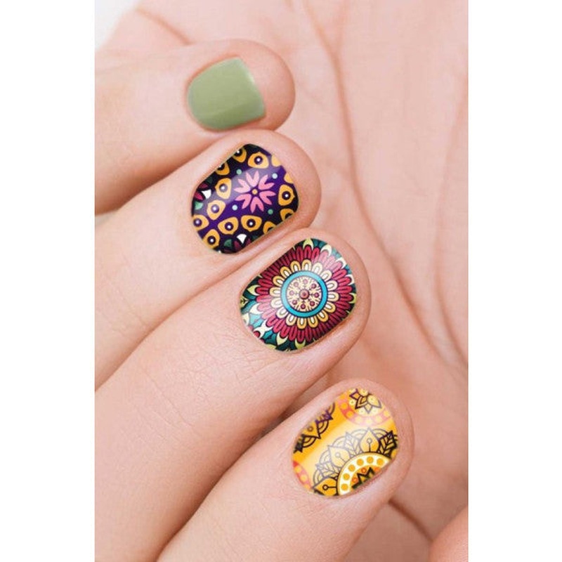 Ethnic Nail Tattoo,nail Art,nail Sticker