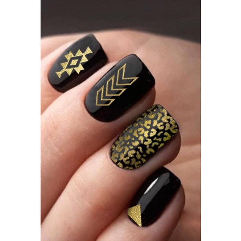 Gilded Nail Tattoo, Nail Art, Nail Sticker