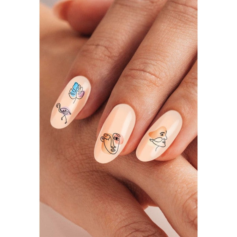 Suliet -2 Nail Tattoo, Nail Art, Nail Sticker