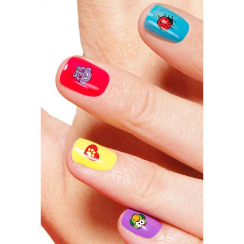 Animals Nail Tattoo, Nail Tattoo, Nail Art, Nail Sticker