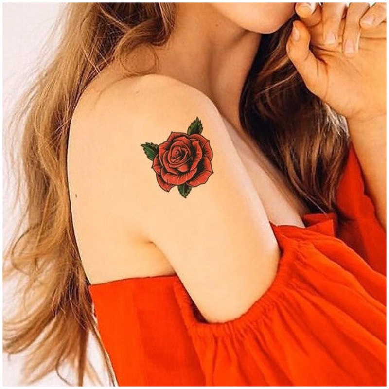 Art-125 Temporary Tattoo, Temporary Tattoo 15.5X15.5 Cm, body Tattoo, Arm Wrist Tattoo, Neck Tattoo, Back Tattoo
