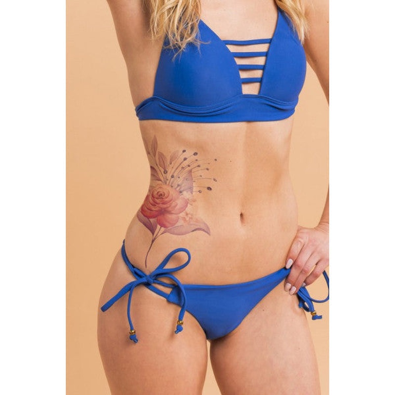 Blooming Flower Temporary Tattoo,temporary Tattoo,body Tattoo,arm Wrist Tattoo,neck Tattoo,back Tattoo