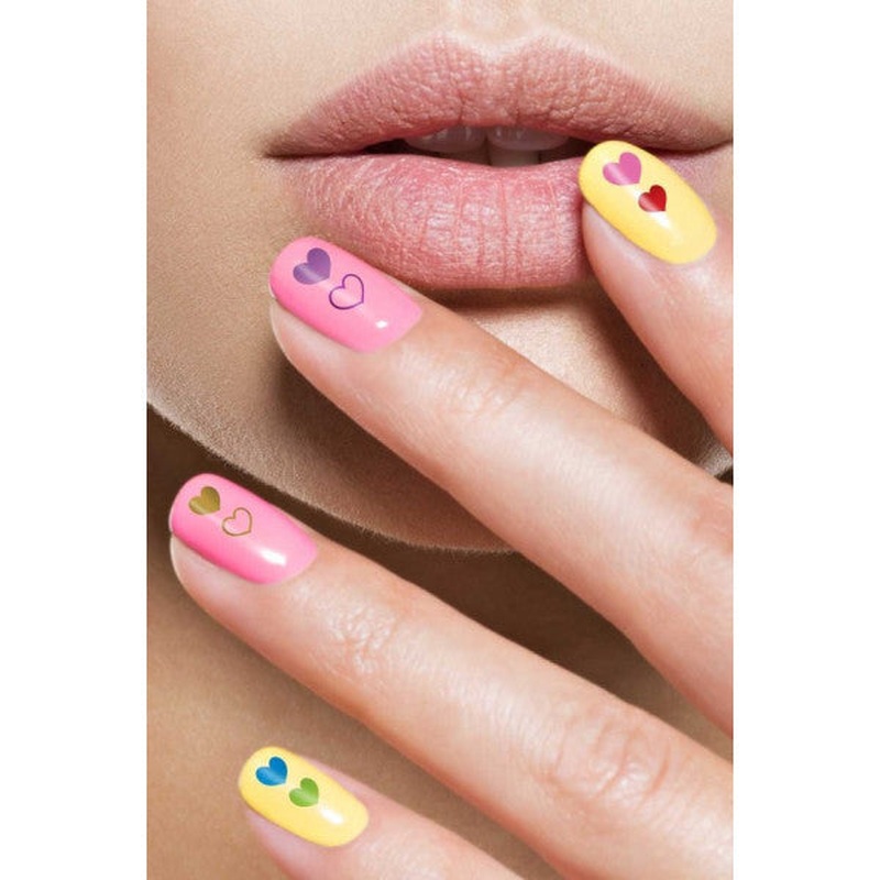 Hearts Nail Tattoo,nail Tattoo,nail Art,nail Sticker