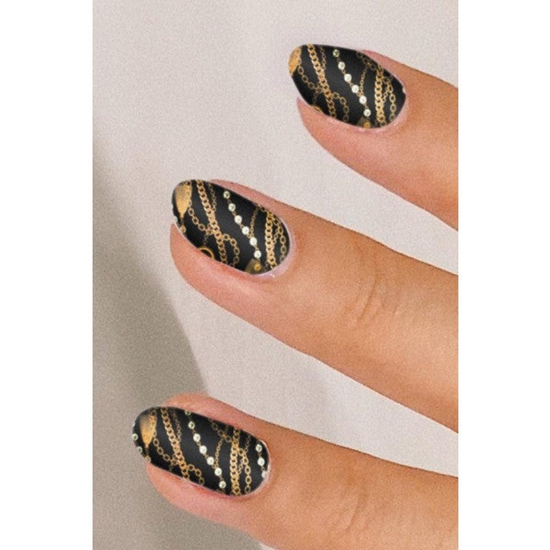 Pearl Chains 36 Piece Nail Tattoo Set,nail Tattoo,nail Art,nail Sticker