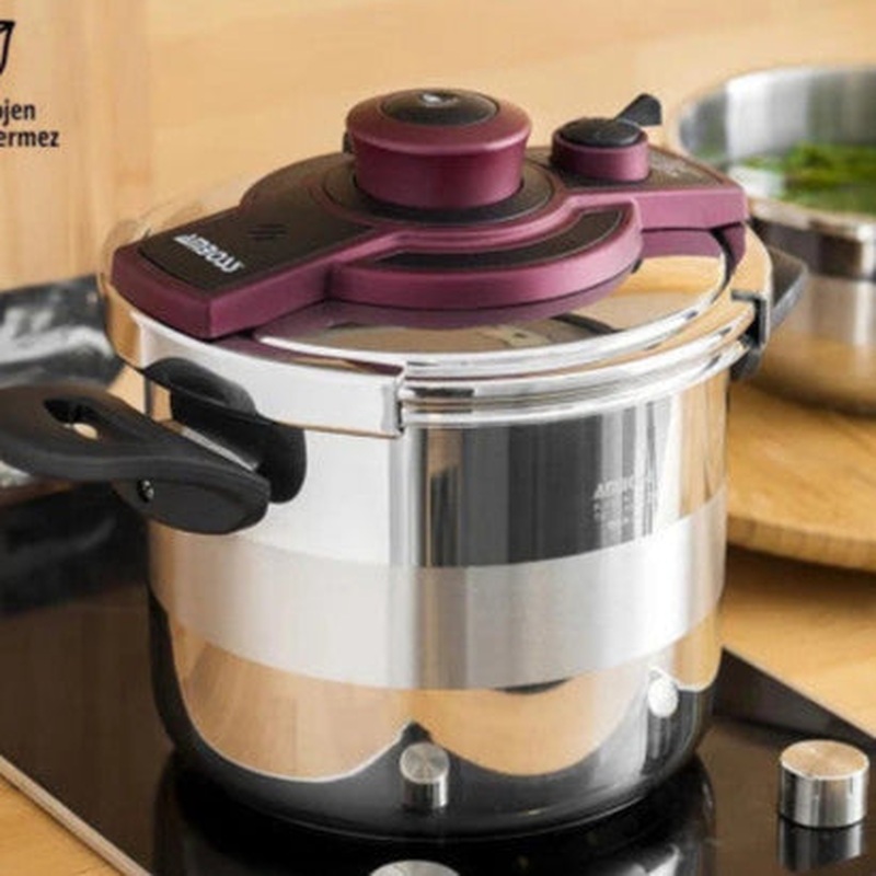 Ametist 3.5- 7 Lt / 4 Piece Stainless Steel Pressure Cooker