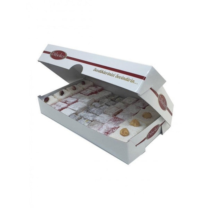 Dileker Special Holiday Gift Mixed Turkish Delight 650 Grams
