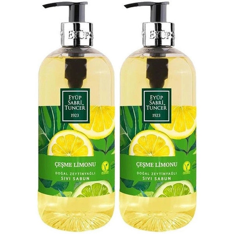 Cesme Lemon Natural Olive Oil Liquid Soap 500 Ml X2