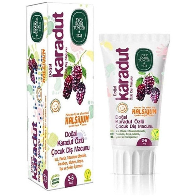 Eyup Sabri Tuncer Natural Mulberry Extract 2-6 Years Old Children's Toothpaste 60 Ml