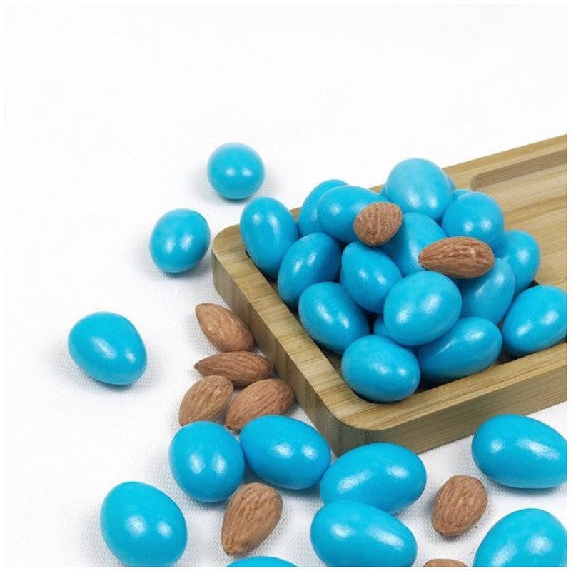 Dileker Blue Almond Dragee Chocolate 250 Grams
