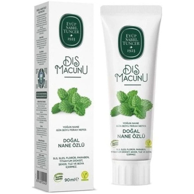 Eyup Sabri Tuncer Natural Mint Extract Toothpaste 90 Ml X3