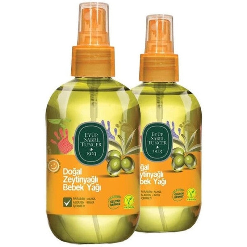 Eyup Sabri Tuncer Natural Olive Oil Baby Oil 280 Ml X2