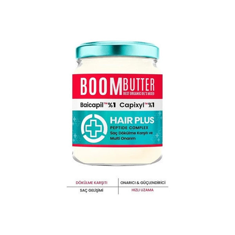 Boom Butter Plus Anti-Loss 1% Baicapil + 1% Capixyl Nourishing Hair Care Oil 190 Ml