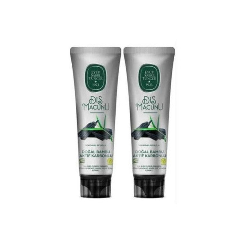 Eyup Sabri Tuncer Natural Bamboo Carbon Toothpaste 90 Ml X2