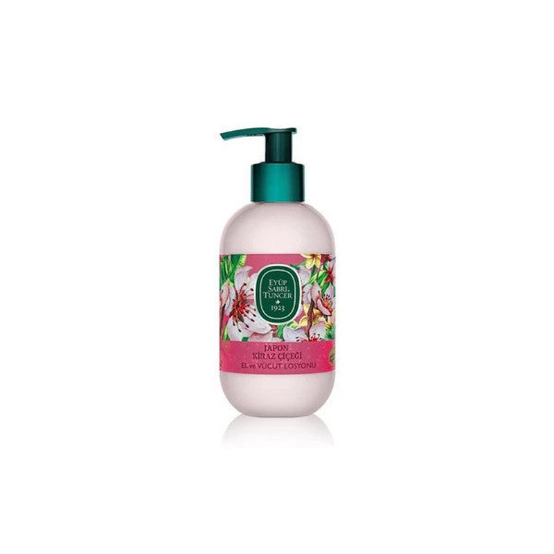 Japanese Cherry Blossom Natural Olive Oil Hand And Body Lotion 280 Ml X2