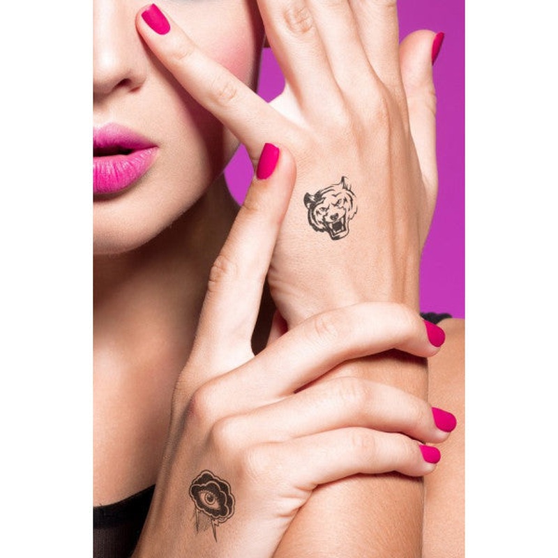 Animals Temporary Tattoo, Body Tattoo, Arm Wrist Tattoo, Neck Tattoo, Back Tattoo
