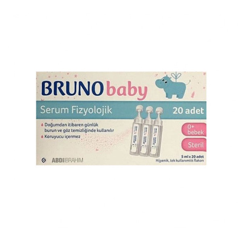Bruno Serum Physiological 5 Ml X 20 Vials