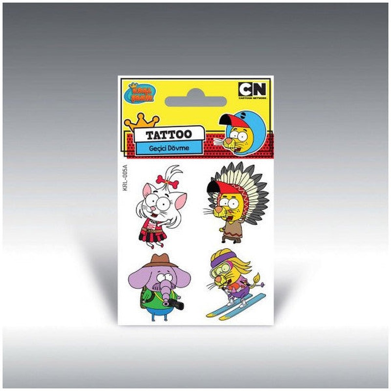Kral akir Temporary Tattoo Set 5 Pieces