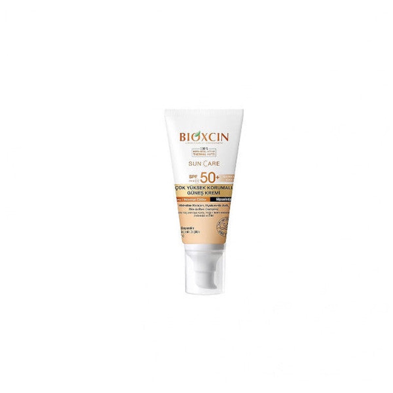 Bioxcin Tinted 50 Factor Sun Cream For Dry Skin 50 Ml