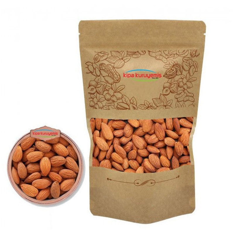 Kipa Kuruyemi Raw Almond Kernels 500 Gr