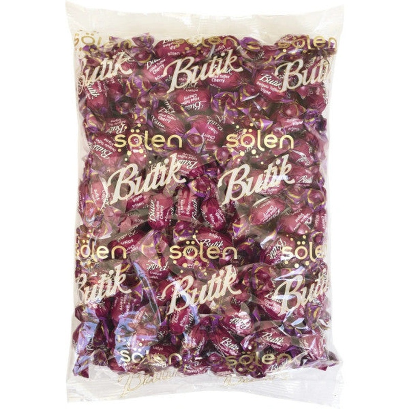 len Boutique Cherry Flavored Toffee Candy 1 Kg