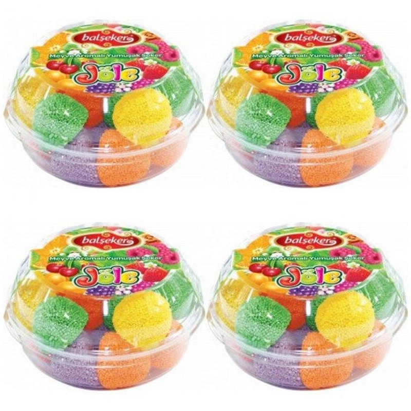 Balseker Jelly Fruit Flavored Soft Candy 4 X 200 G