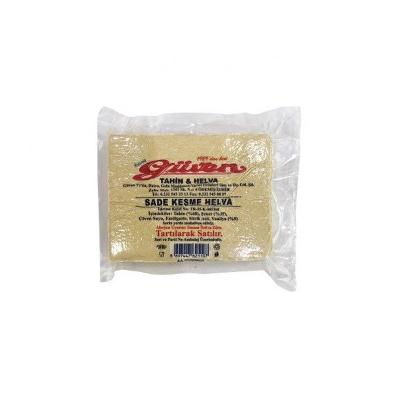 Gven Halva Plain Tahini Halva 500 Gr