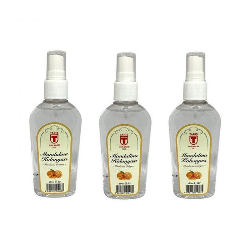 Tari Spray Tangerine Cologne 80 Ml - 3Pcs