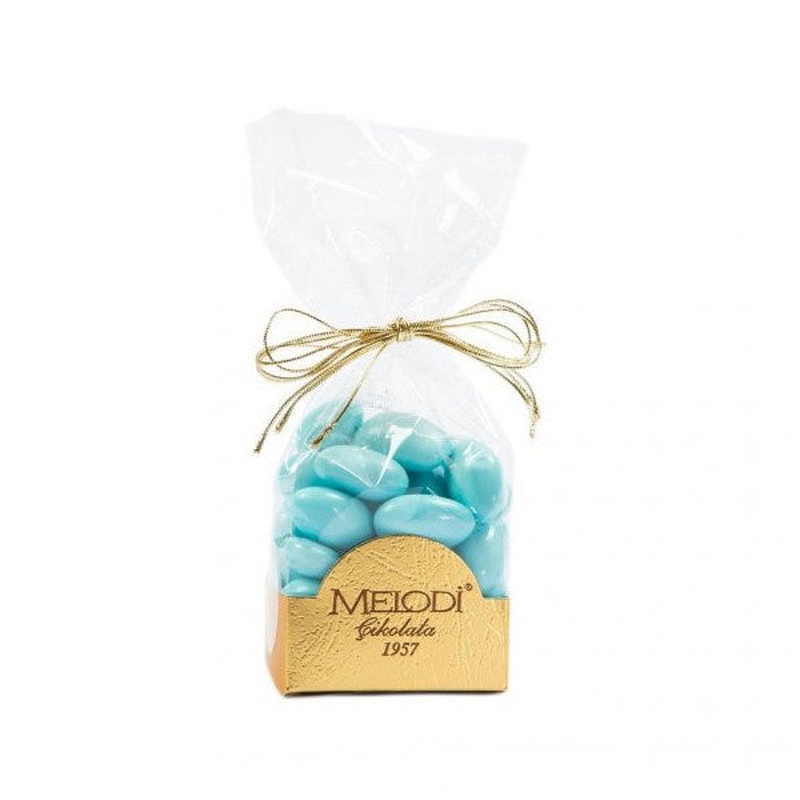 Melody Blue Colored Almond Candy 500 Gr
