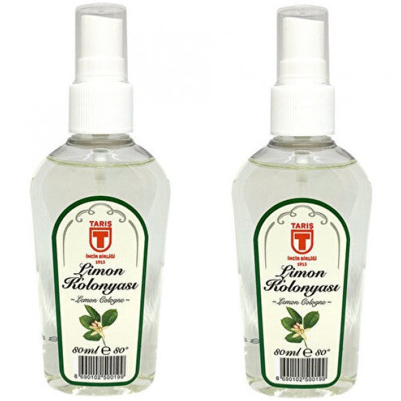 Tarish Spray Lemon Cologne 80 Ml - 2 Pack