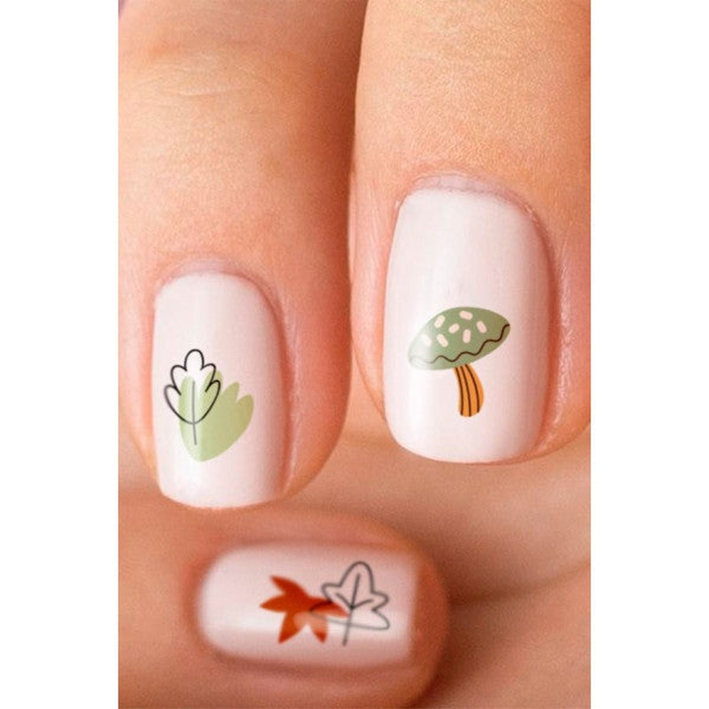Pumpkin Nail Tattoo, Nail Tattoo, Nail Art, Nail Sticker