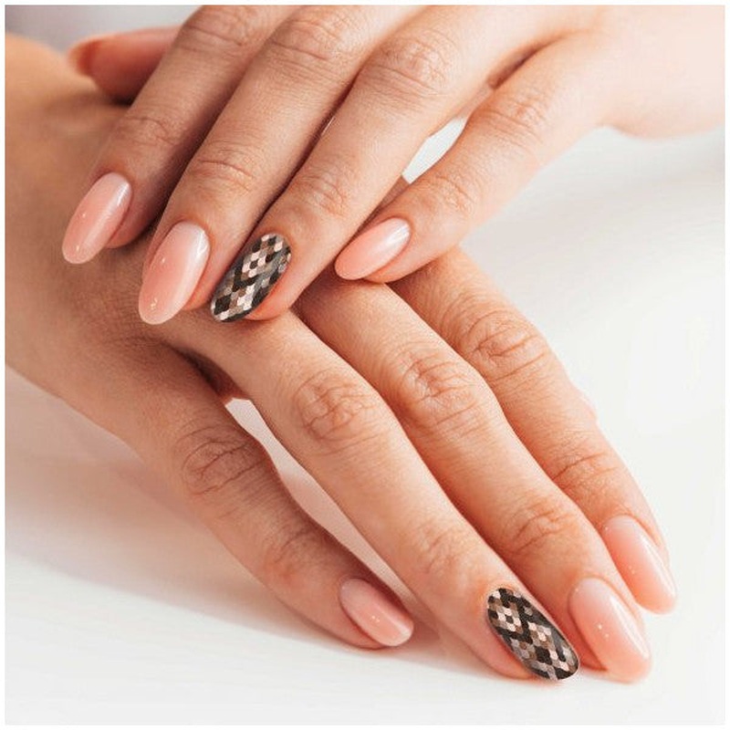 2 Piece Snake Patterned Nail Tattoo, Nail Sticker, Nail Tattoo, Nail Art